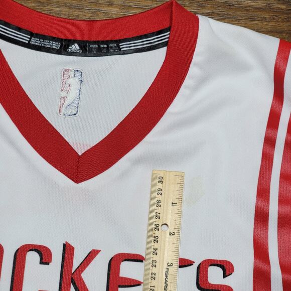 Adidas White & Red Jersey Tank Houston Rockets "13 Hardin" - Size Medium - Picture 9 of 10